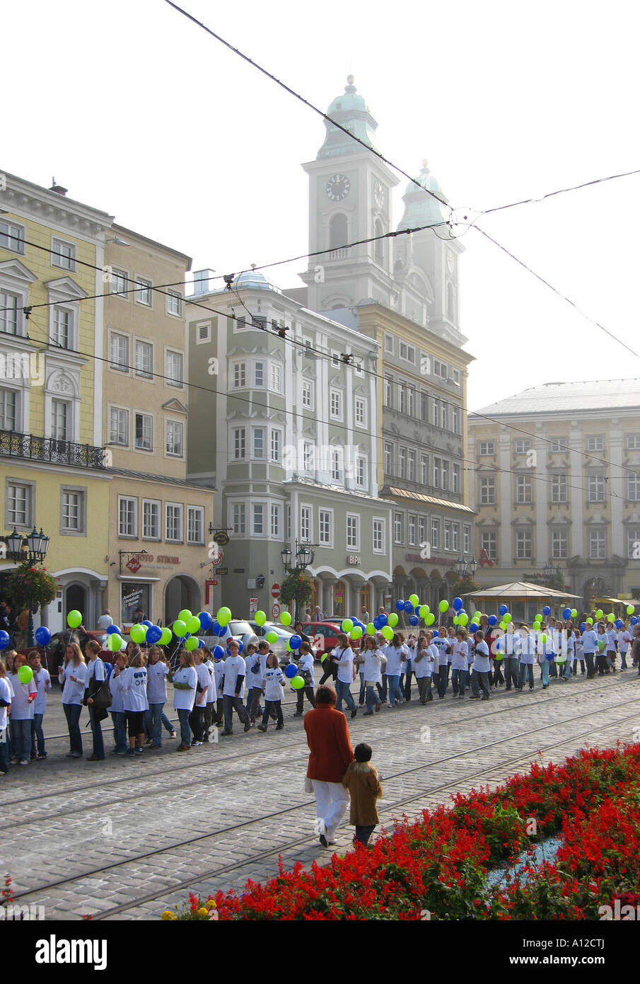 Linz-Österreich Stockfoto