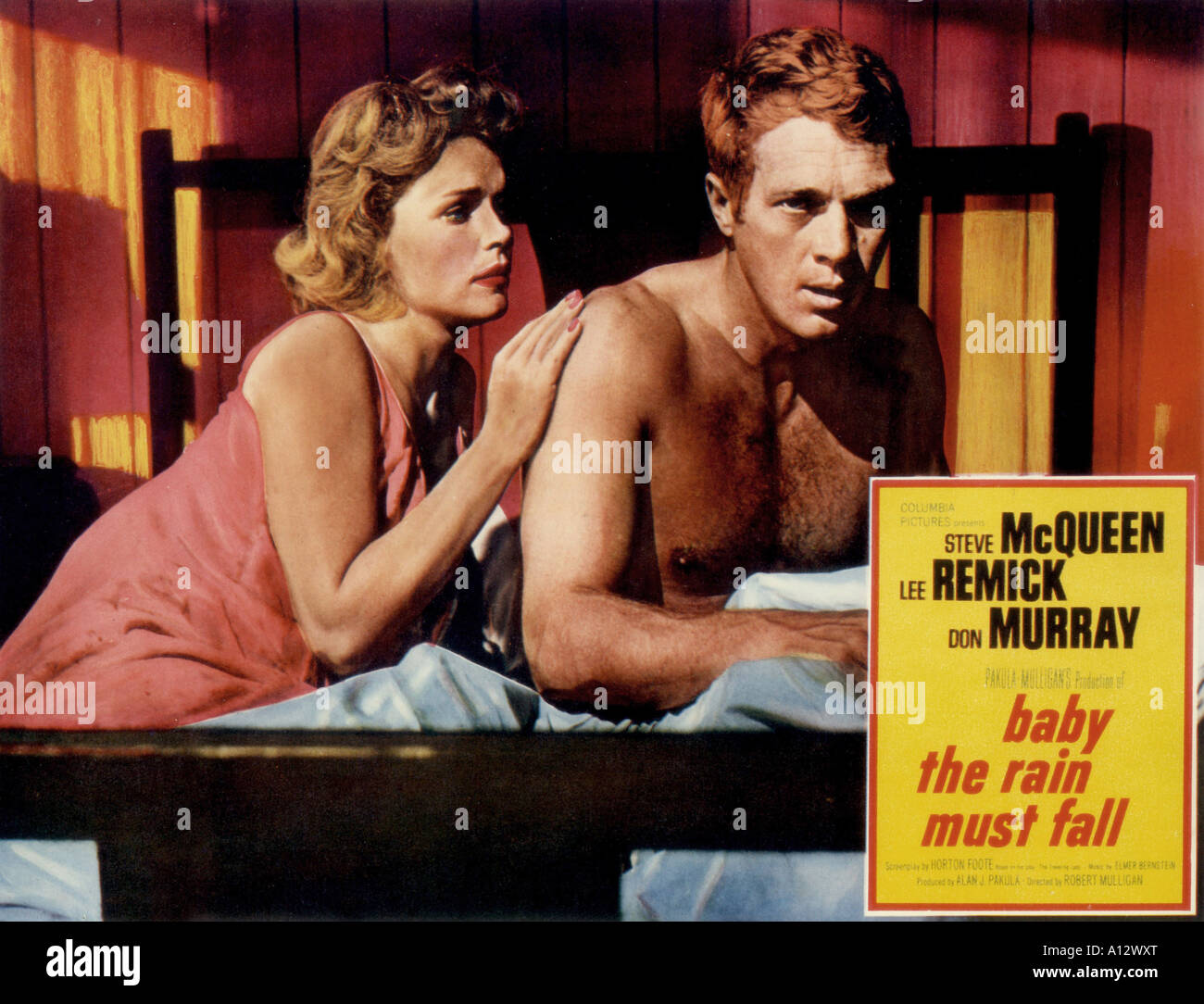 Baby der Regen muß fallen Jahr 1965 Direktor Robert Mulligan Steve McQueen Lee Remick Hobby Karte Stockfoto