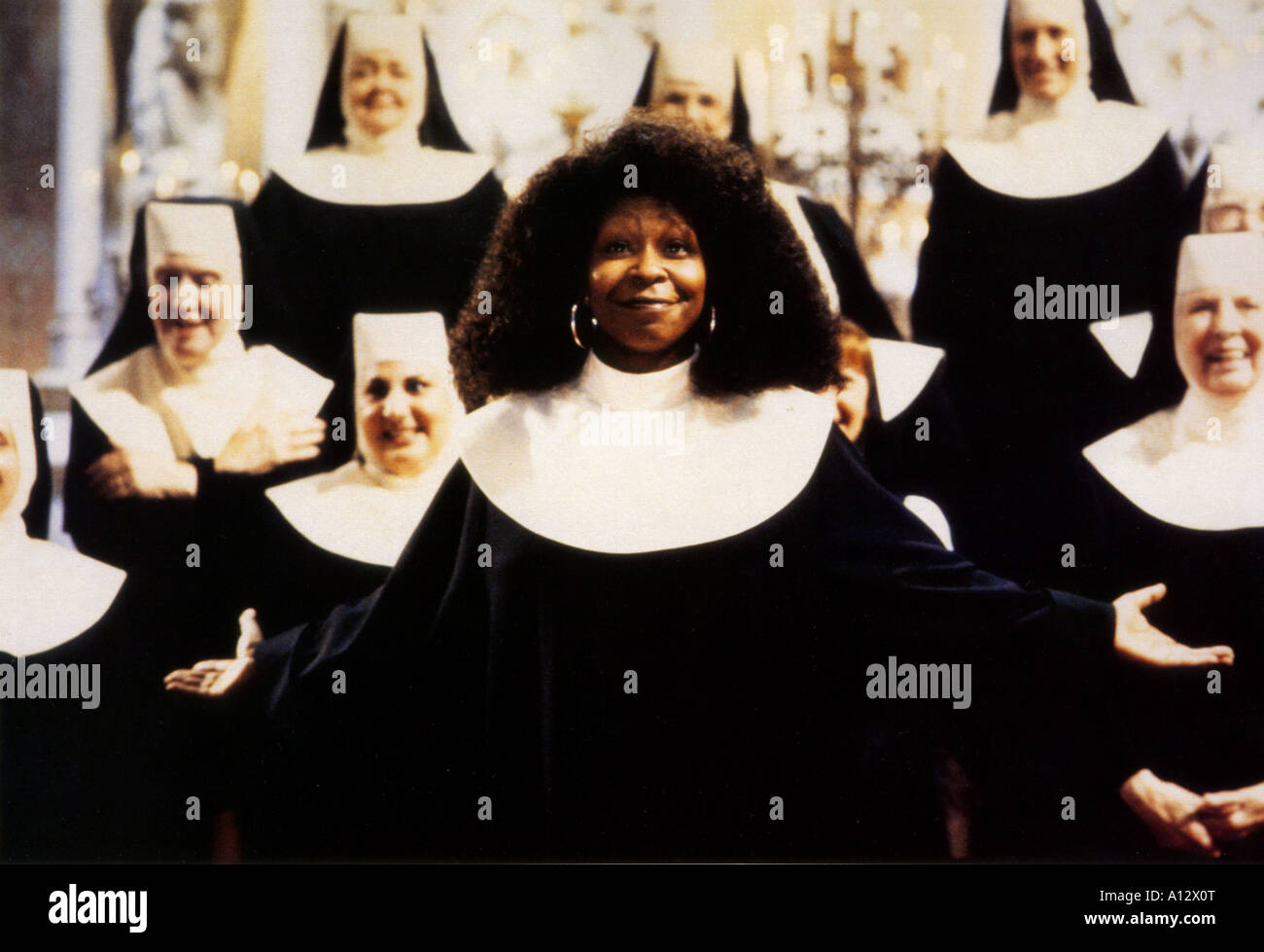 Sister Act Jahr 1992 Direktor Emile Ardolino Whoopi Goldberg Stockfoto