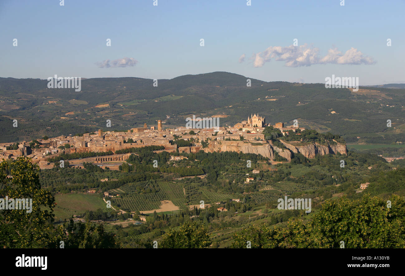 Etruskische Stadt Orvieto, Umbrien, Italien. Stockfoto