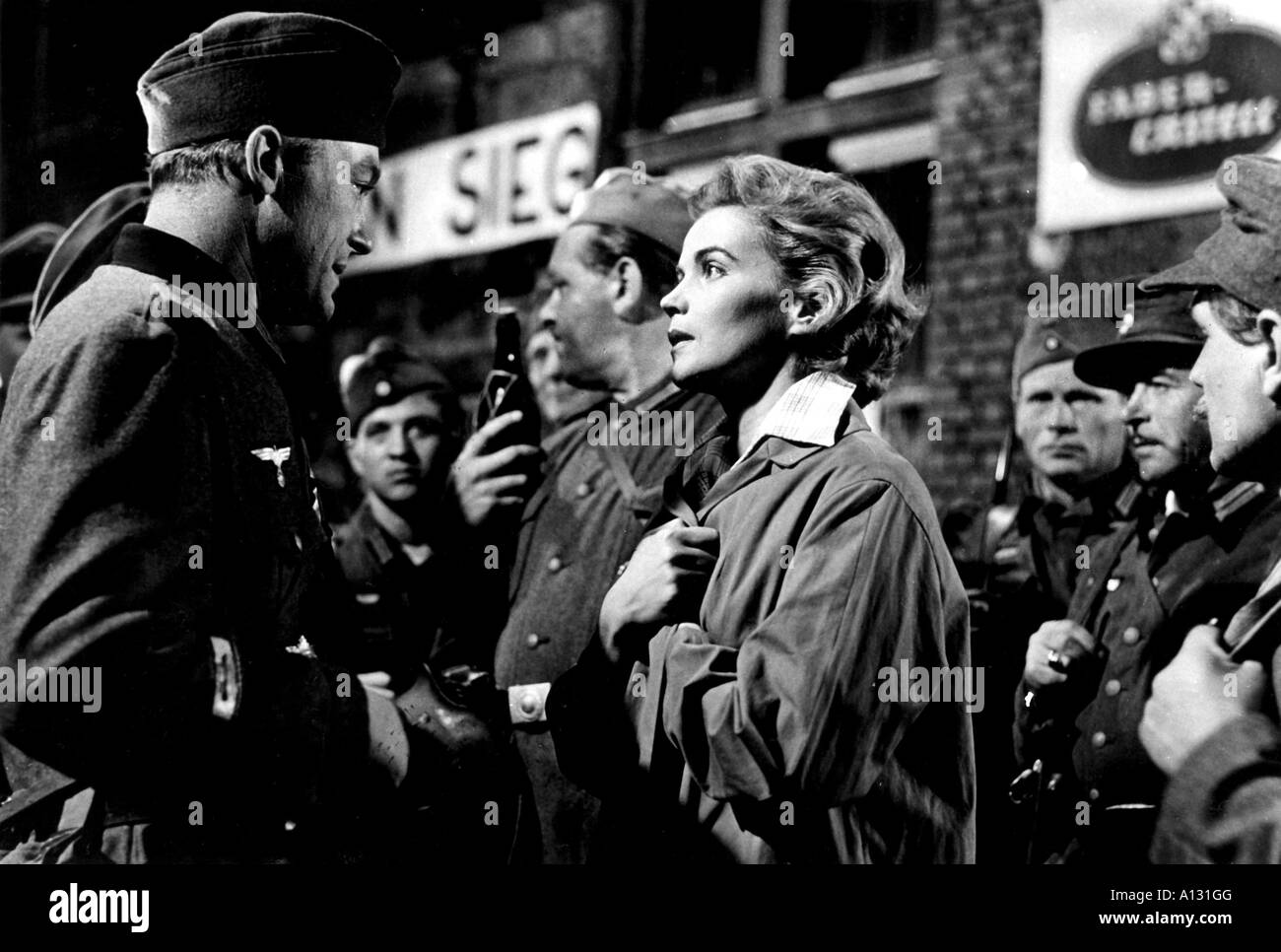 Nachts Wenn der Teufel Kam Jahr 1957 Direktor Robert Siodmak Annemarie Düringer Stockfoto