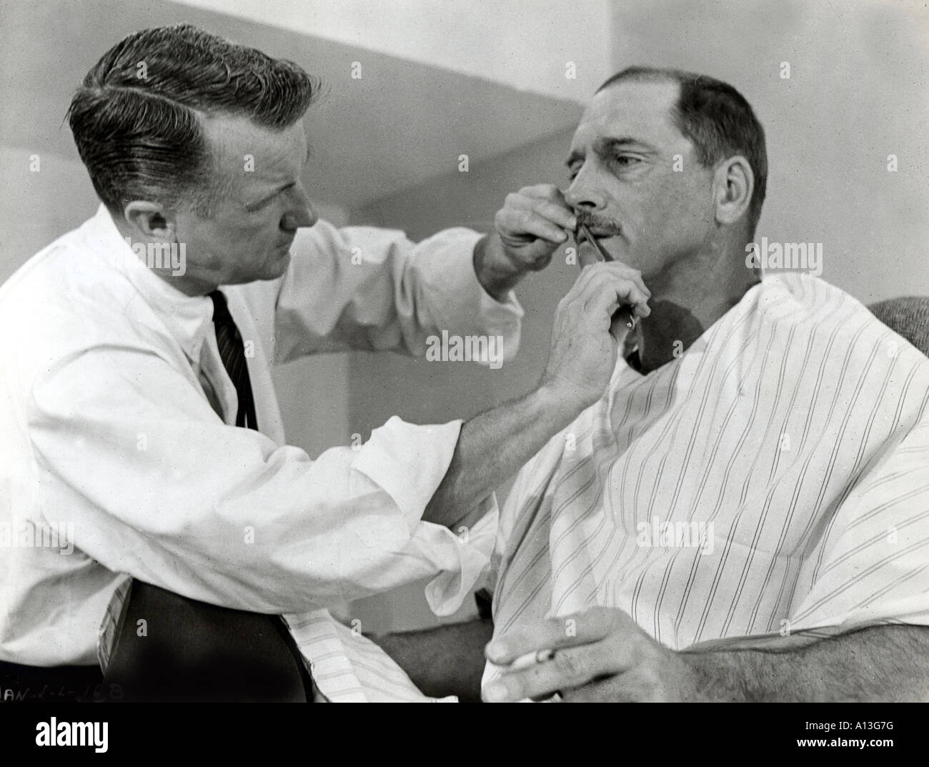 Birdman Of Alcatraz Baujahr 1962 Direktor John Frankenheimer Burt Lancaster Shooting Bild Stockfoto