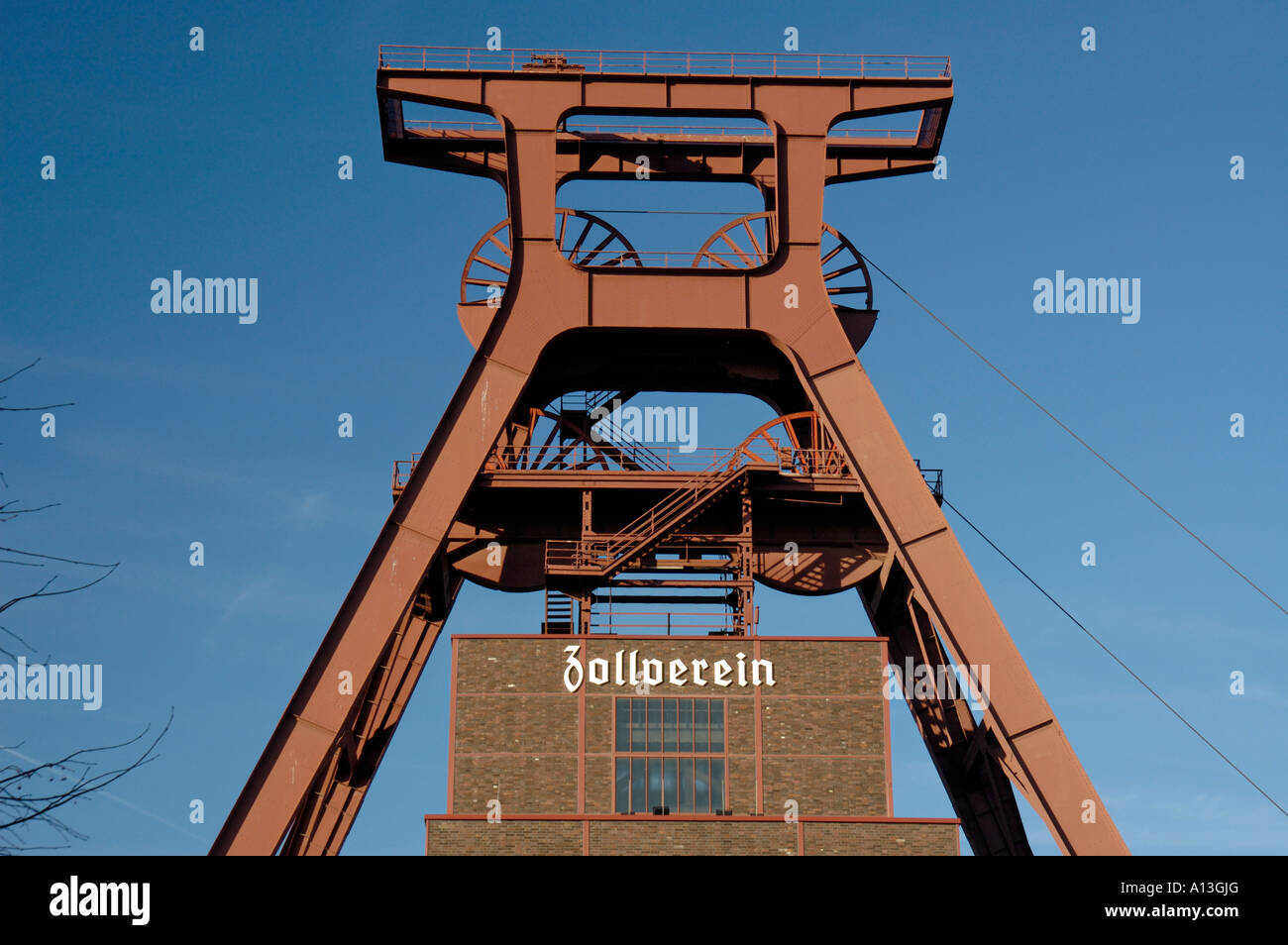 UNESCO-Kohle Bergwerk Zollverein, Grube XII, Essen, Deutschland. Stockfoto