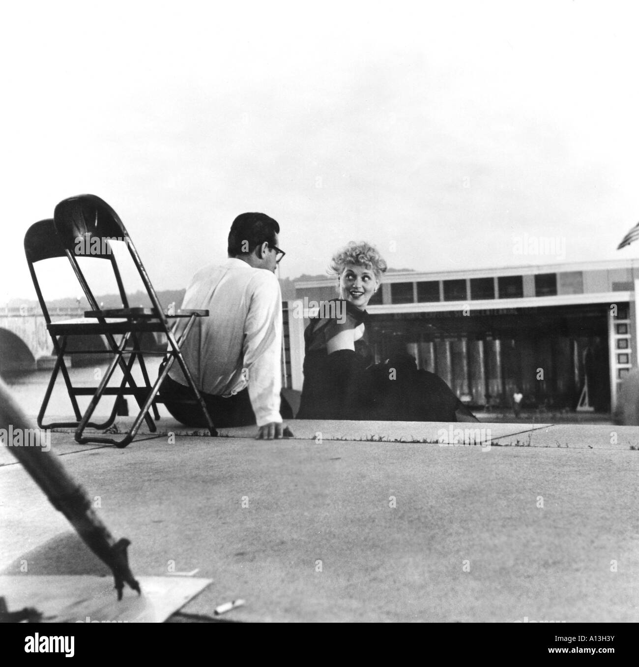 Geboren gestern Jahr 1950 Regisseur George Cukor William Holden Judy Holliday Shooting Bild Stockfoto