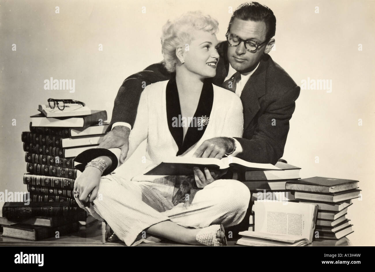Jahr 1950 Regisseur George Cukor William Holden Judy Holliday gestern geboren Stockfoto
