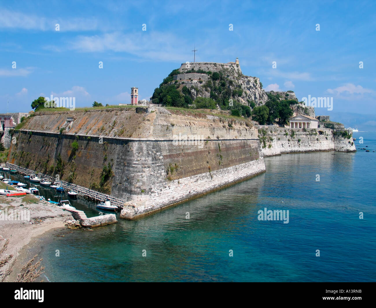 Fort Frourio in Kerkira, Korfu, Griechenland Stockfoto