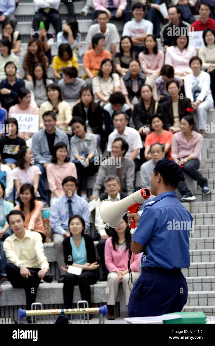 Olmypic Square, Hong Kong Park, Hong Kong SAR Stockfoto