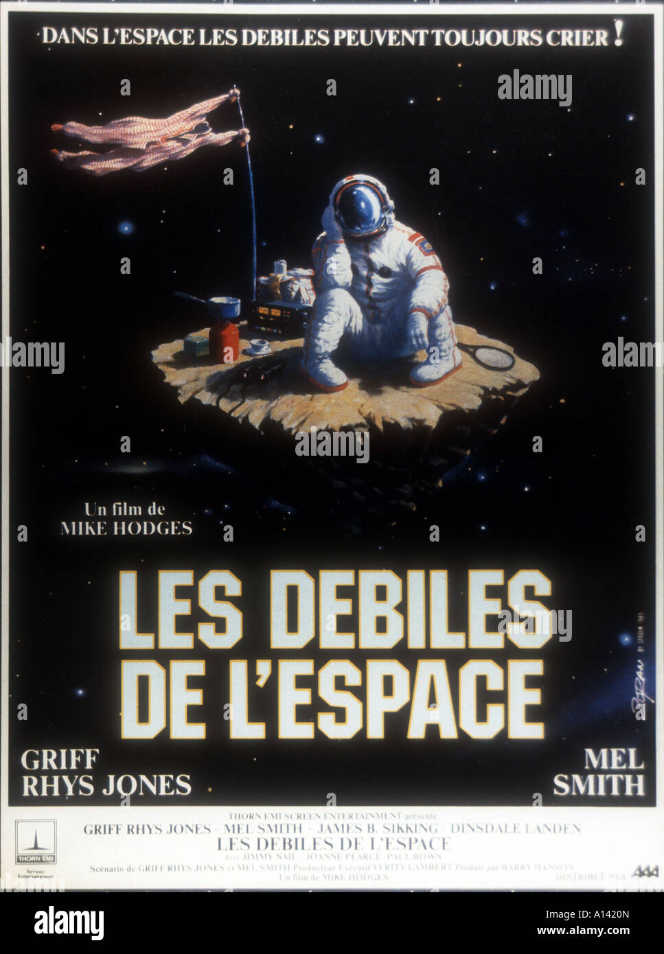 Deppen aus dem Weltraum Jahr 1985 Regisseur Mike Hodges Movie poster Stockfoto