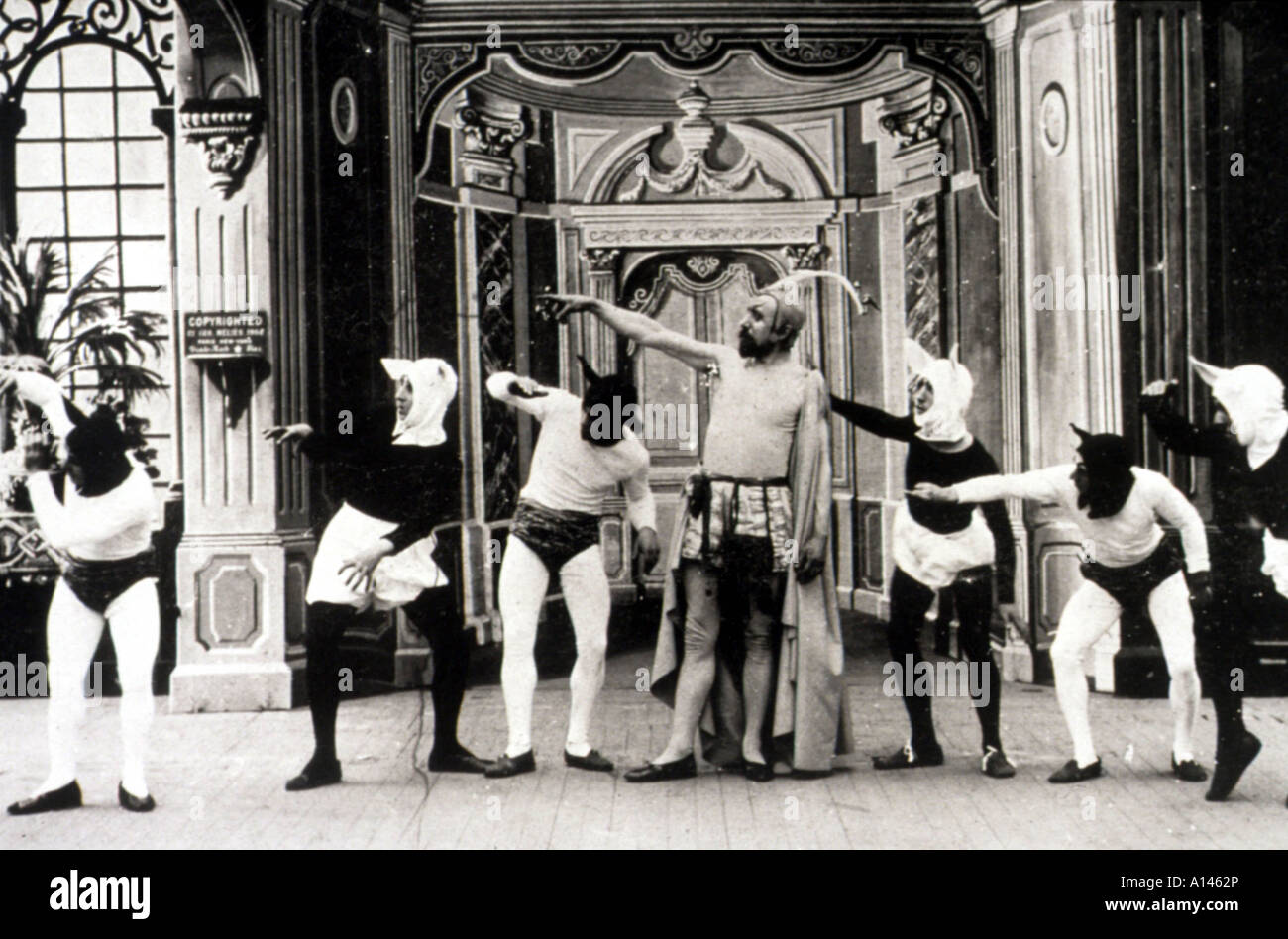 Les Quatre Cents Farcen du Diable Jahr 1906 Direktor Georges Méliès Stockfoto
