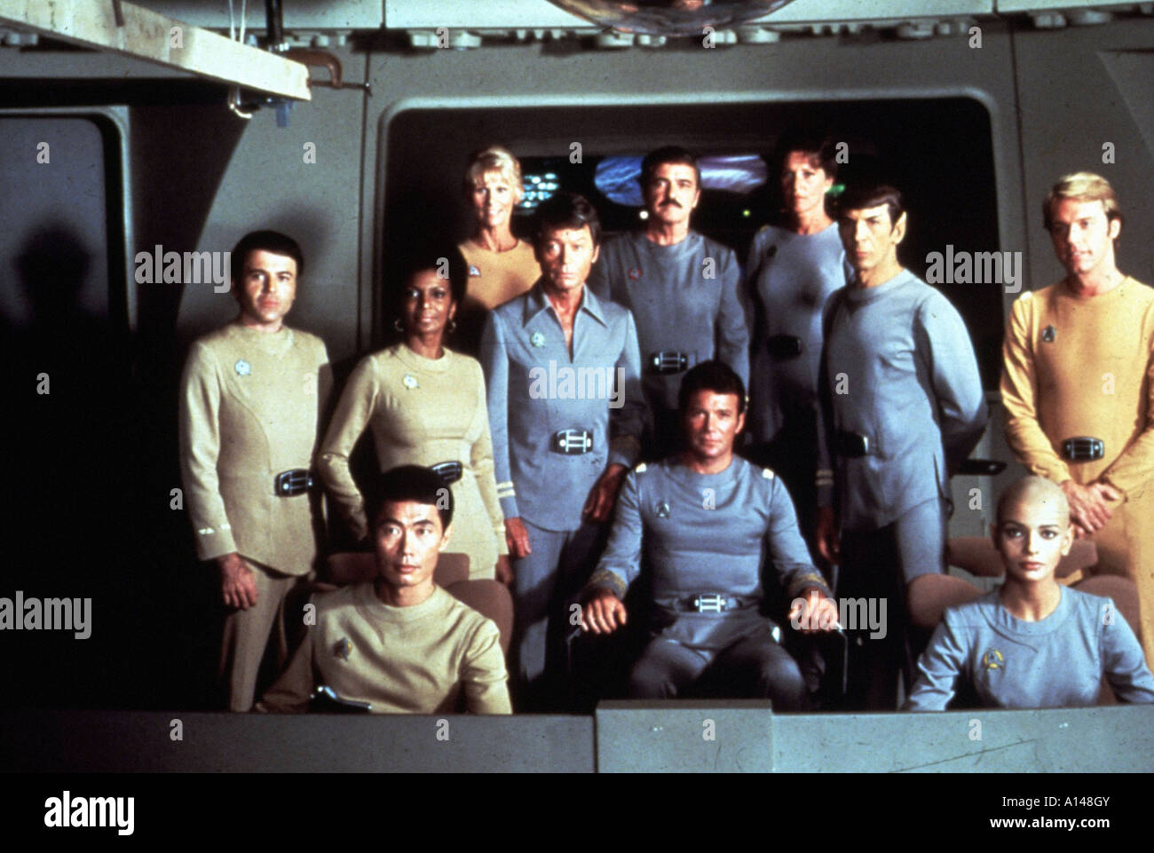 Star Treck der Motion Picture Jahr 1979 Regisseur Robert Wise Leonard Nimoy William Shatner DeForest Kelley Stockfoto