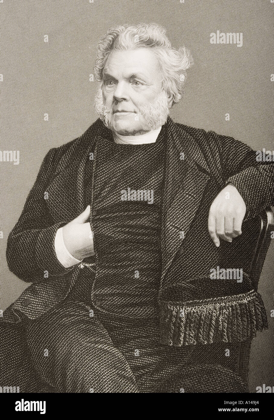 John angell James, 1785 - 1859. Englisch nonkonformistische Geistliche und Schriftsteller. Stockfoto