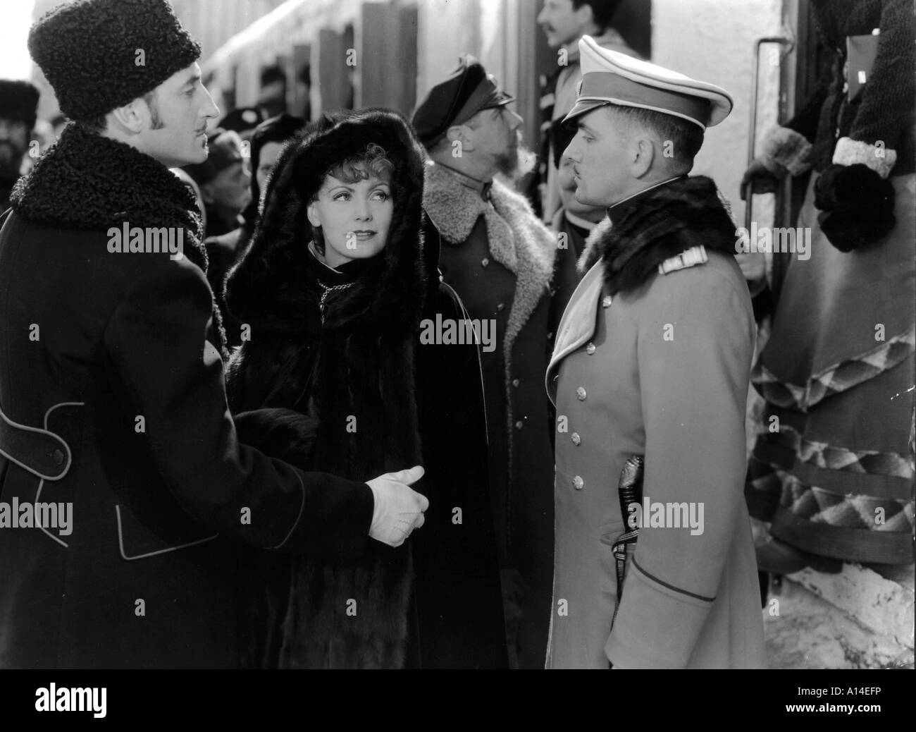 Anna Karenina Jahr 1935 Regisseur Clarence Brown Greta Garbo Fredric März Basil Rathbone basierend auf dem Buch von Leo Tolstoy Stockfoto