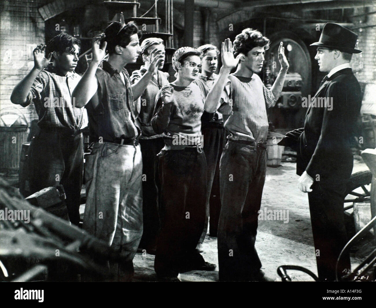Engel mit schmutzigen Gesichtern Jahr 1938 Direktor Michael Curtiz James Cagney Stockfoto