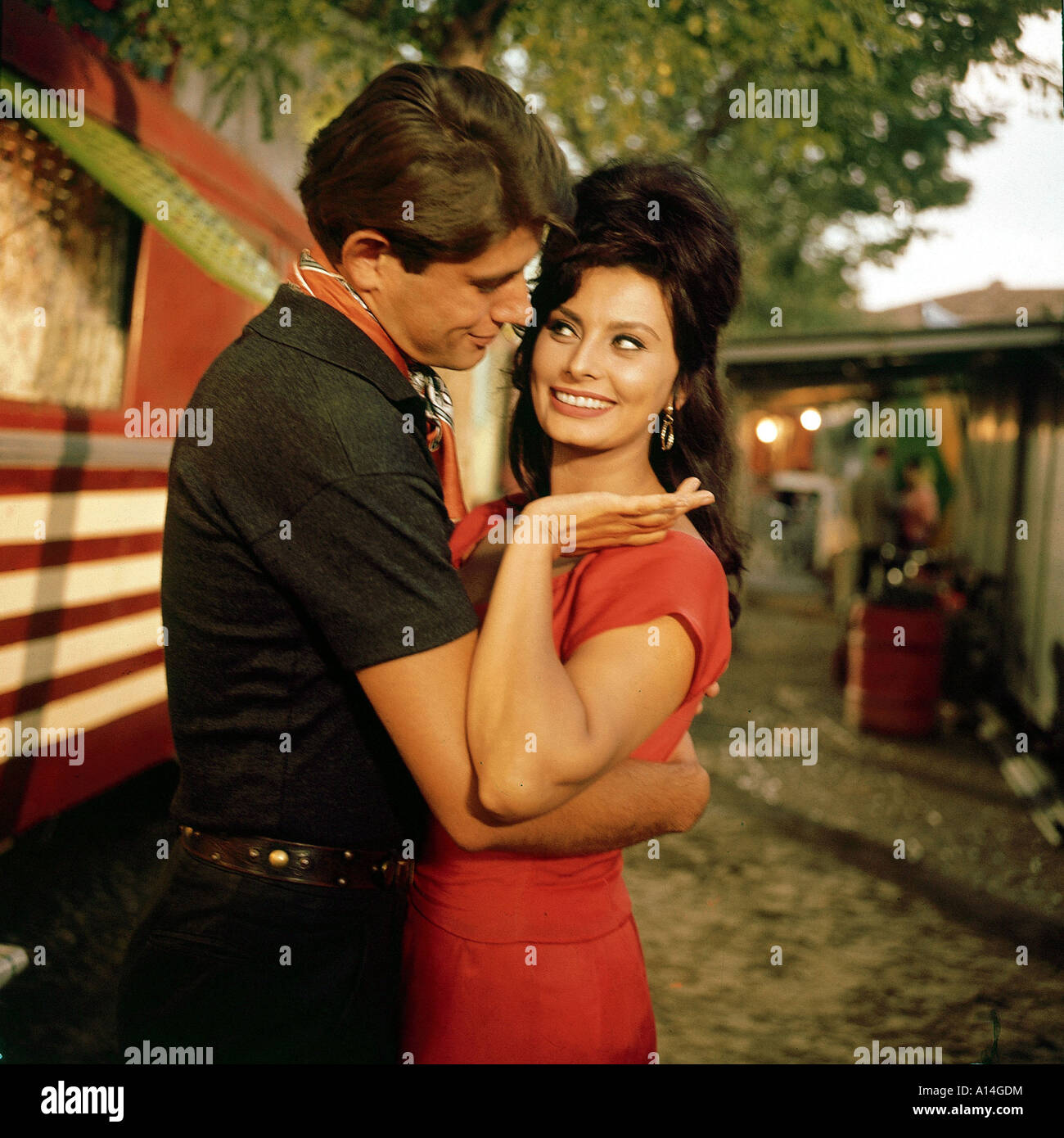 Die Lotterie Boccaccio 70 La Loterie 1962 Vittorio De Sica Sophia Loren Luigi Giuliani Stockfoto