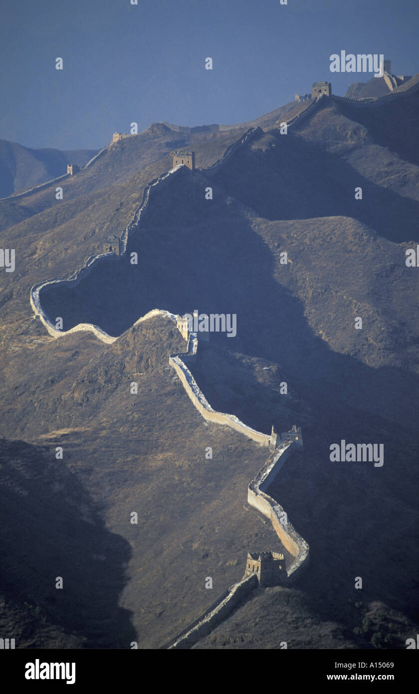 Die große Mauer China Stockfoto