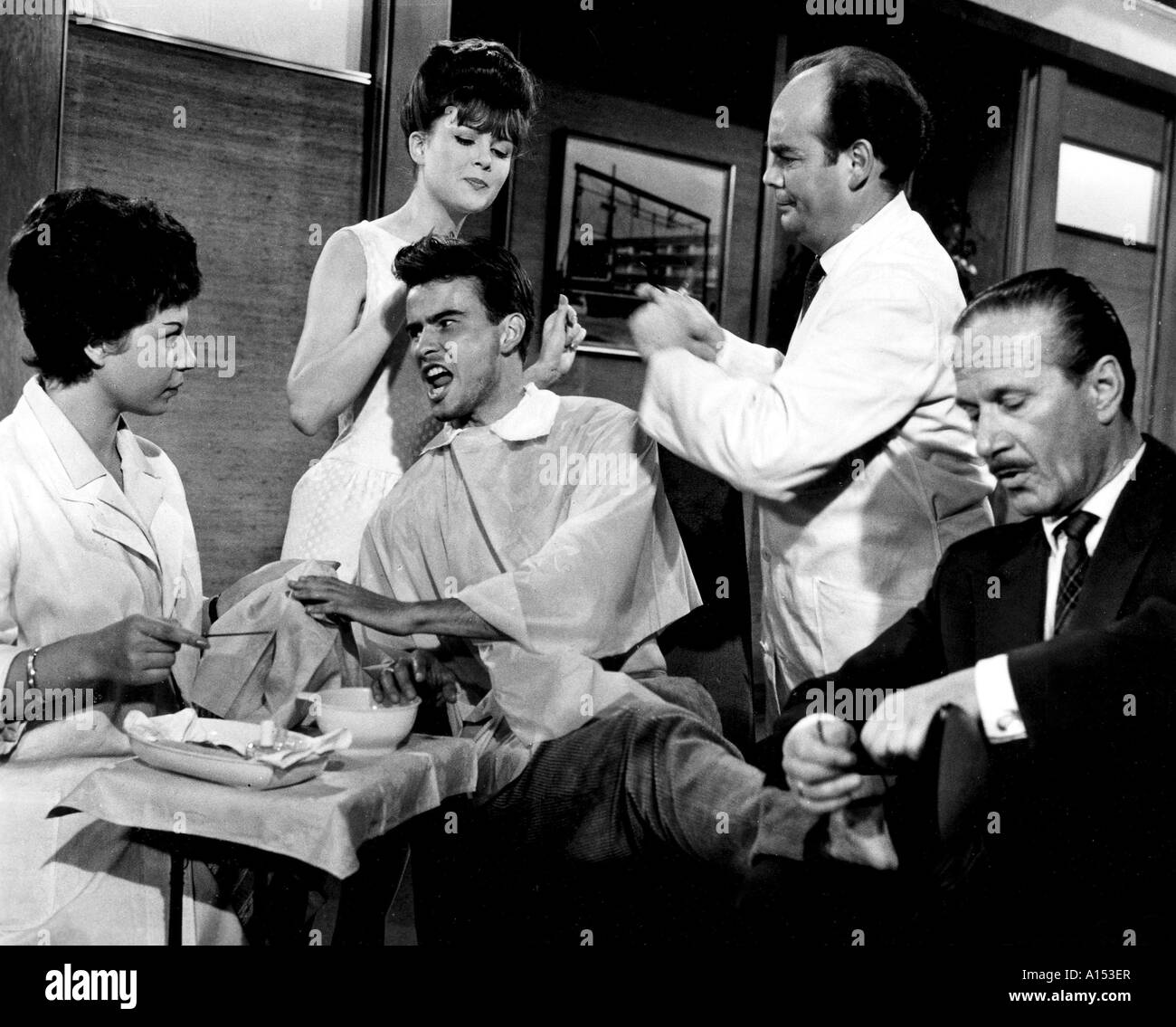Ein zwei drei Jahr 1961 Regisseur Billy Wilder Pamela Tiffin Horst Buchholz Stockfoto