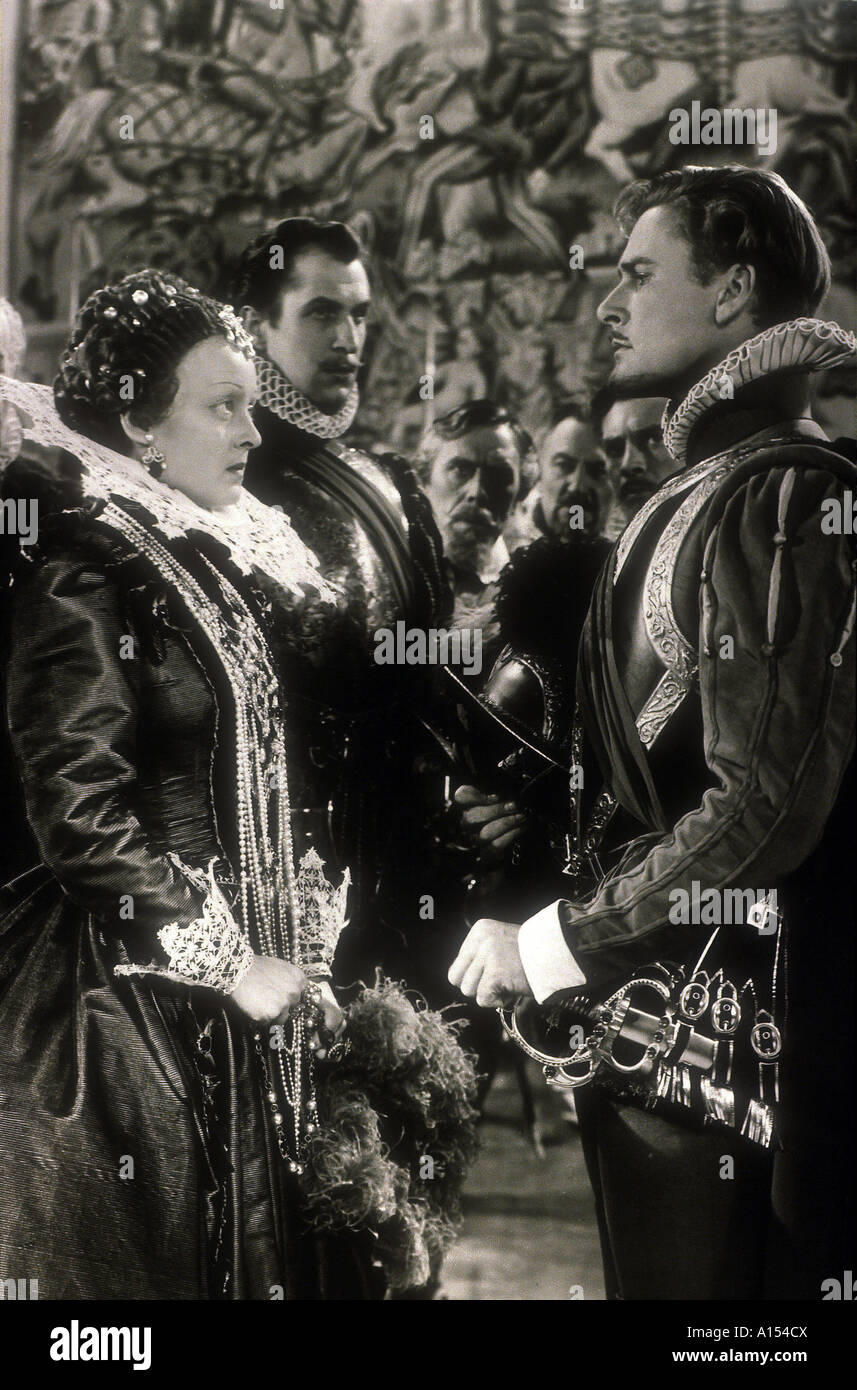 Die Private Lives Of Elizabeth And Essex Jahr 1939 Regisseur Michael Curtiz Bette Davis Errol Flynn Stockfoto