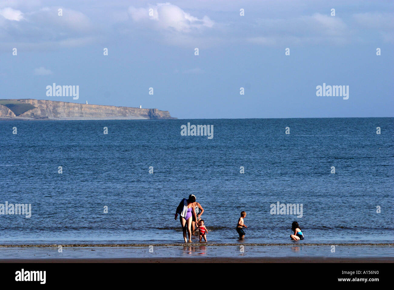 Der Strand von Newton Porthcawl South Wales Stockfoto