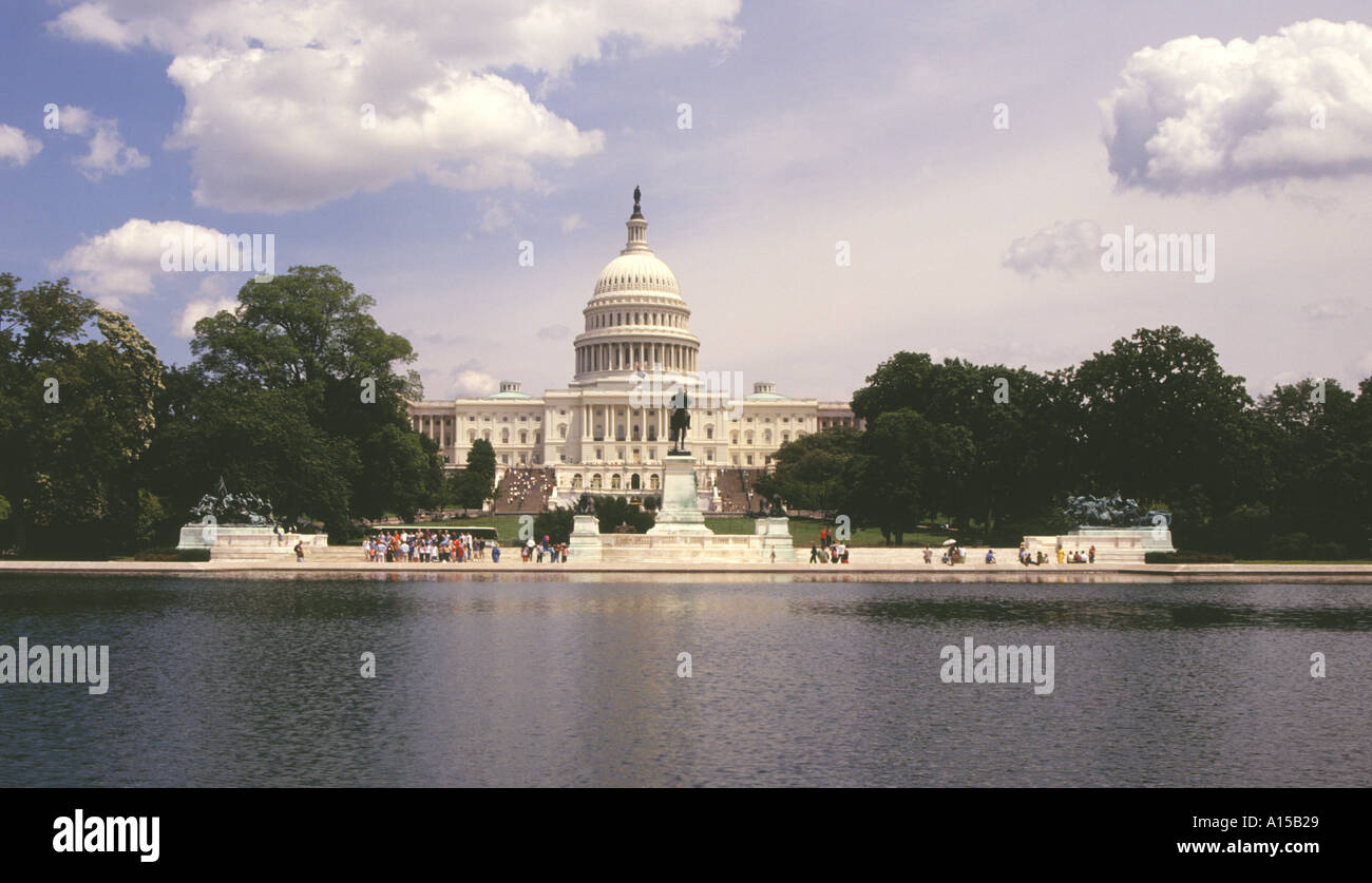 Hauptstadt-Gebäude in Washington DC USA Stockfoto
