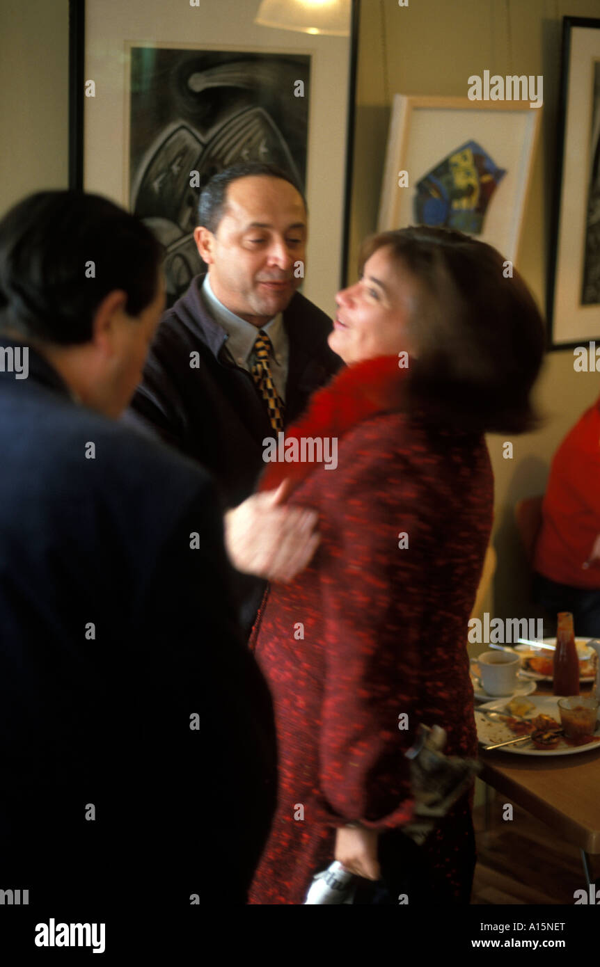Cafe Brava im trendigen Viertel Pontcanna von Cardiff. Stockfoto