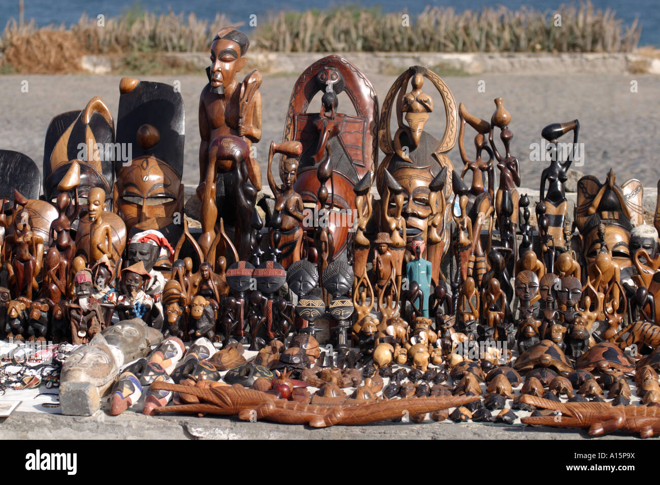 Kap-Verde Inseln. Handwerk Stockfoto