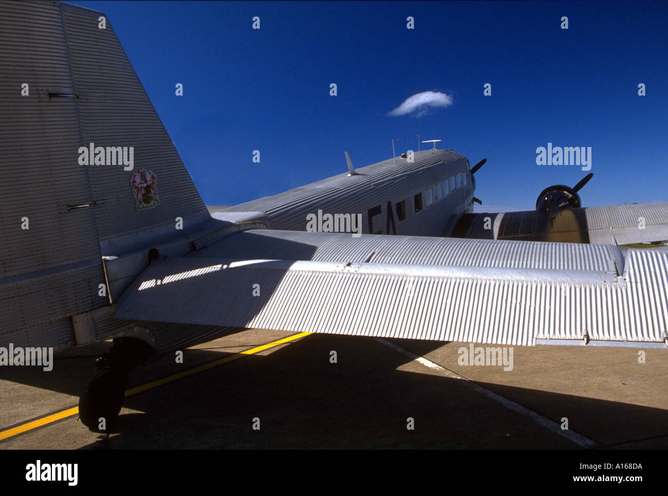 Junkers Ju 52 Flugzeug South African Airlines Stockfoto