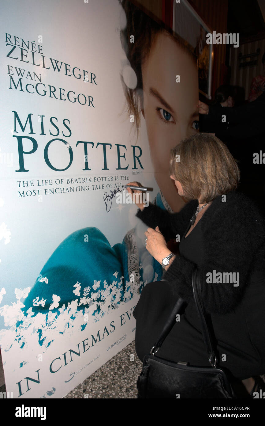 Miss Potter Film Premier am Royalty Kino Bowness auf Windermere Beatrix