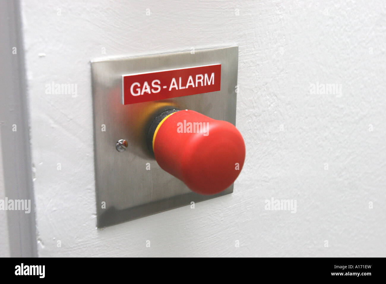 Gasalarm Stockfoto