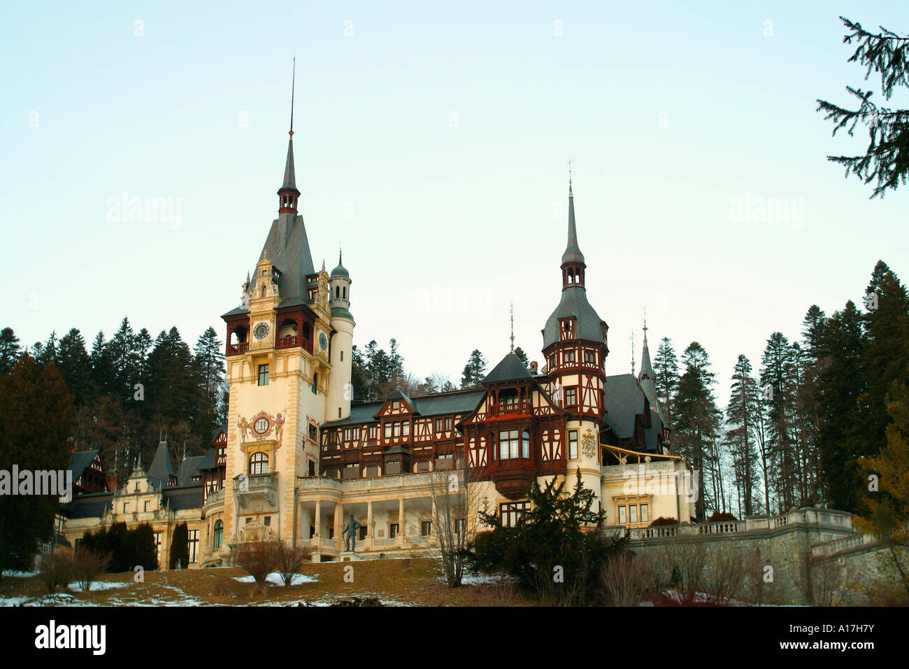 Brasov Burg, Siebenbürgen, Rumänien. Stockfoto