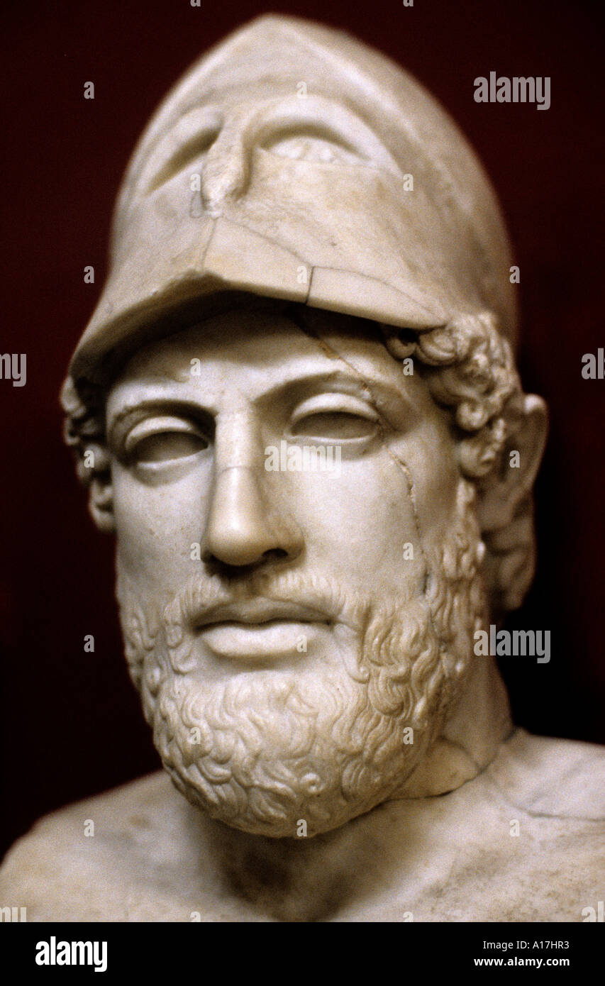 Perikles Perikles 495 429 BC Redner Staatsmann und General von Athen in der Stadt Golden Age griechische griechischen Stockfoto