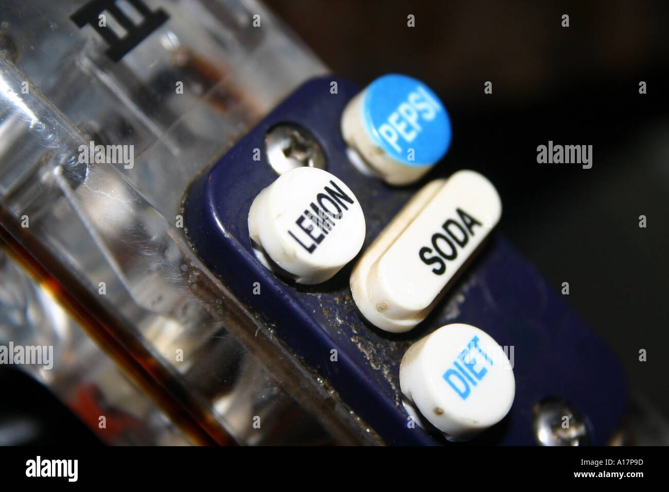 Soda Dispenser Pepsi Gun im Pub Stockfoto