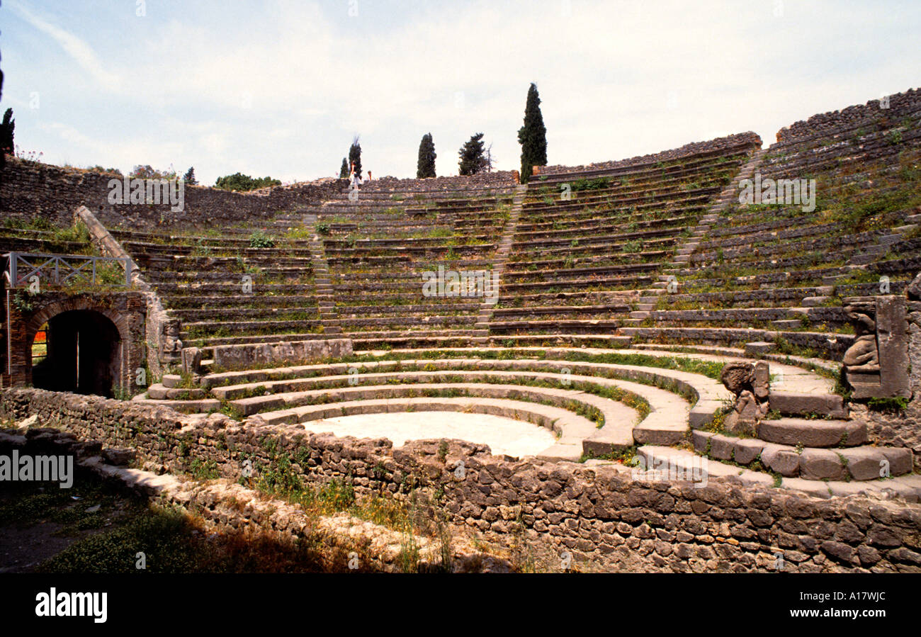 Pompeji römischen ruiniert Tote Stadt Vesuv Italien Stockfoto