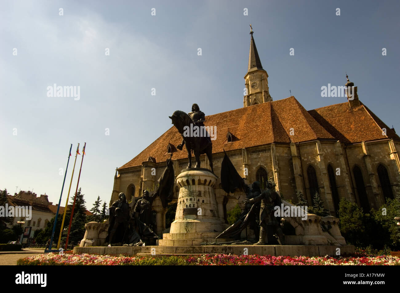 EuropaRumänien Siebenbürgen Cluj Napoca Piata Uniri St. Michael Kirche