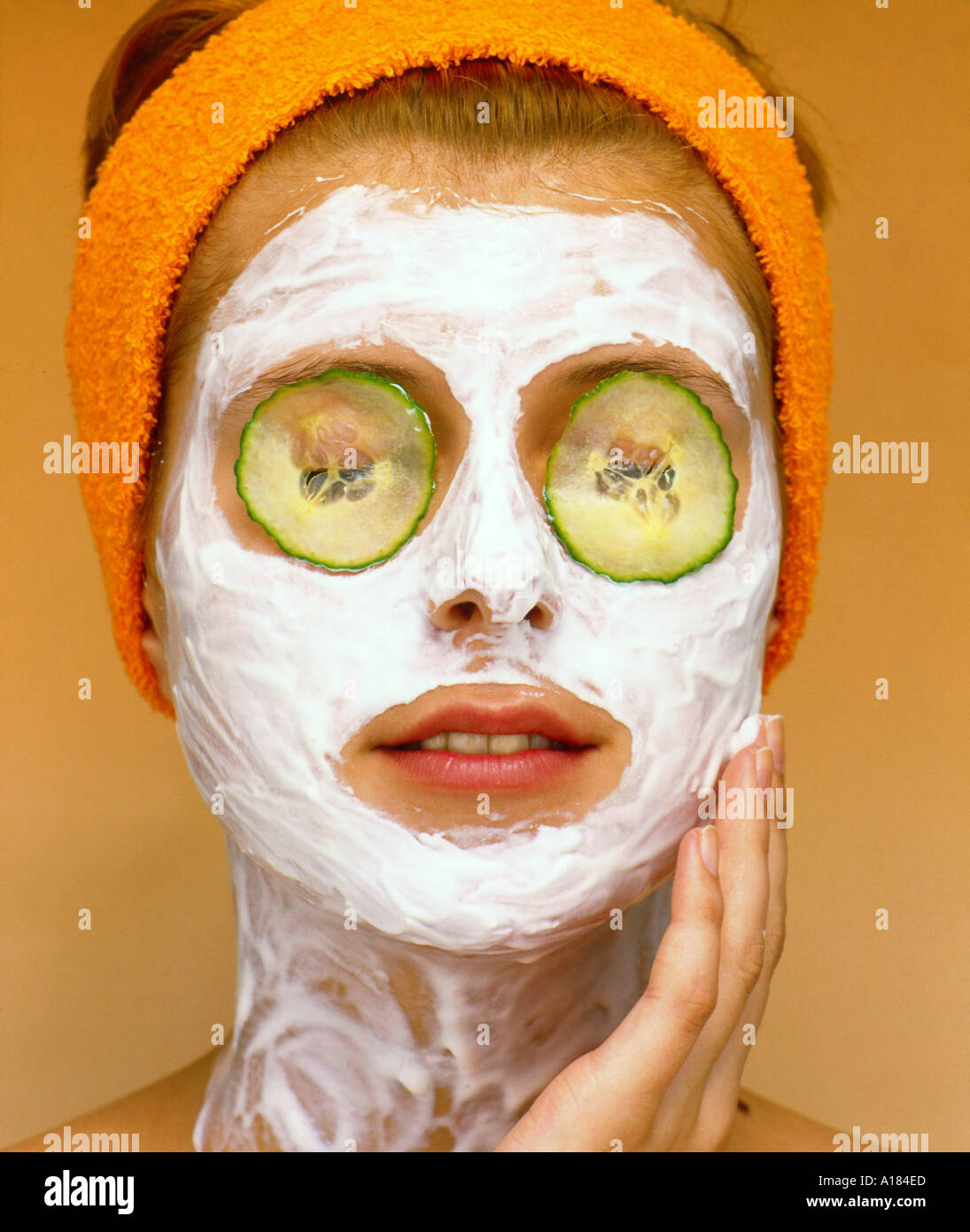 Skincare Behandlung A Cowin Stockfoto