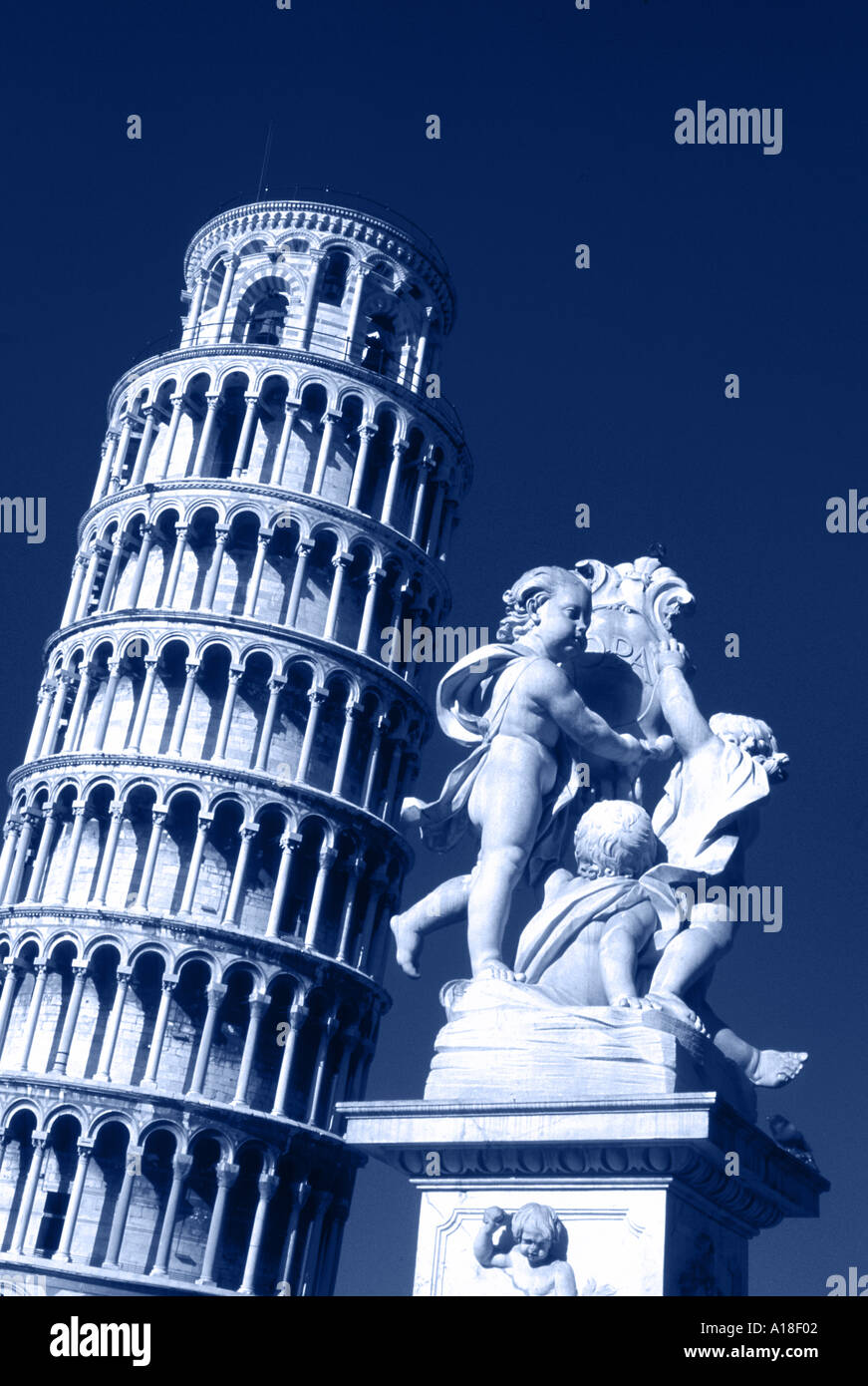 Schiefe Turm von Pisa Italien Stockfoto