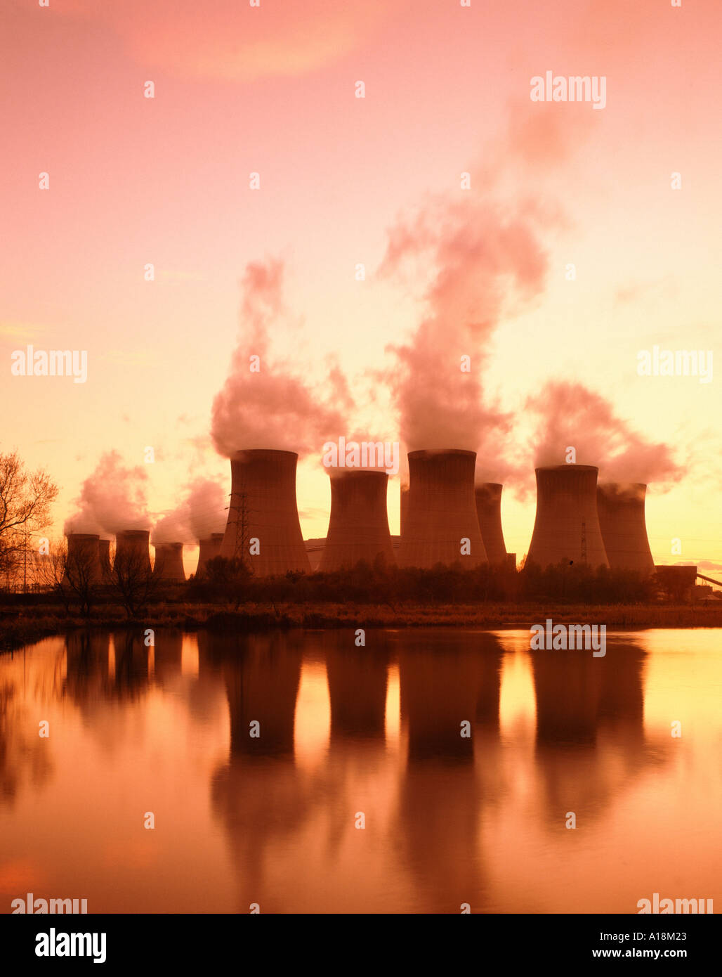 Kohlekraftwerk Kraftwerk Drax, Yorkshire, England, UK Stockfotografie ...