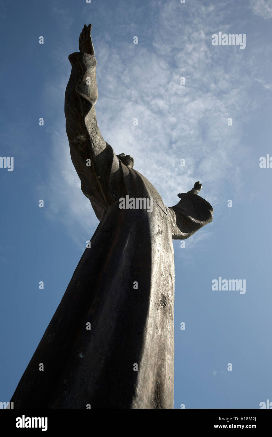 Blick auf die Statue Christus von der tiefen st. Georgs Grenada West Indies Stockfoto