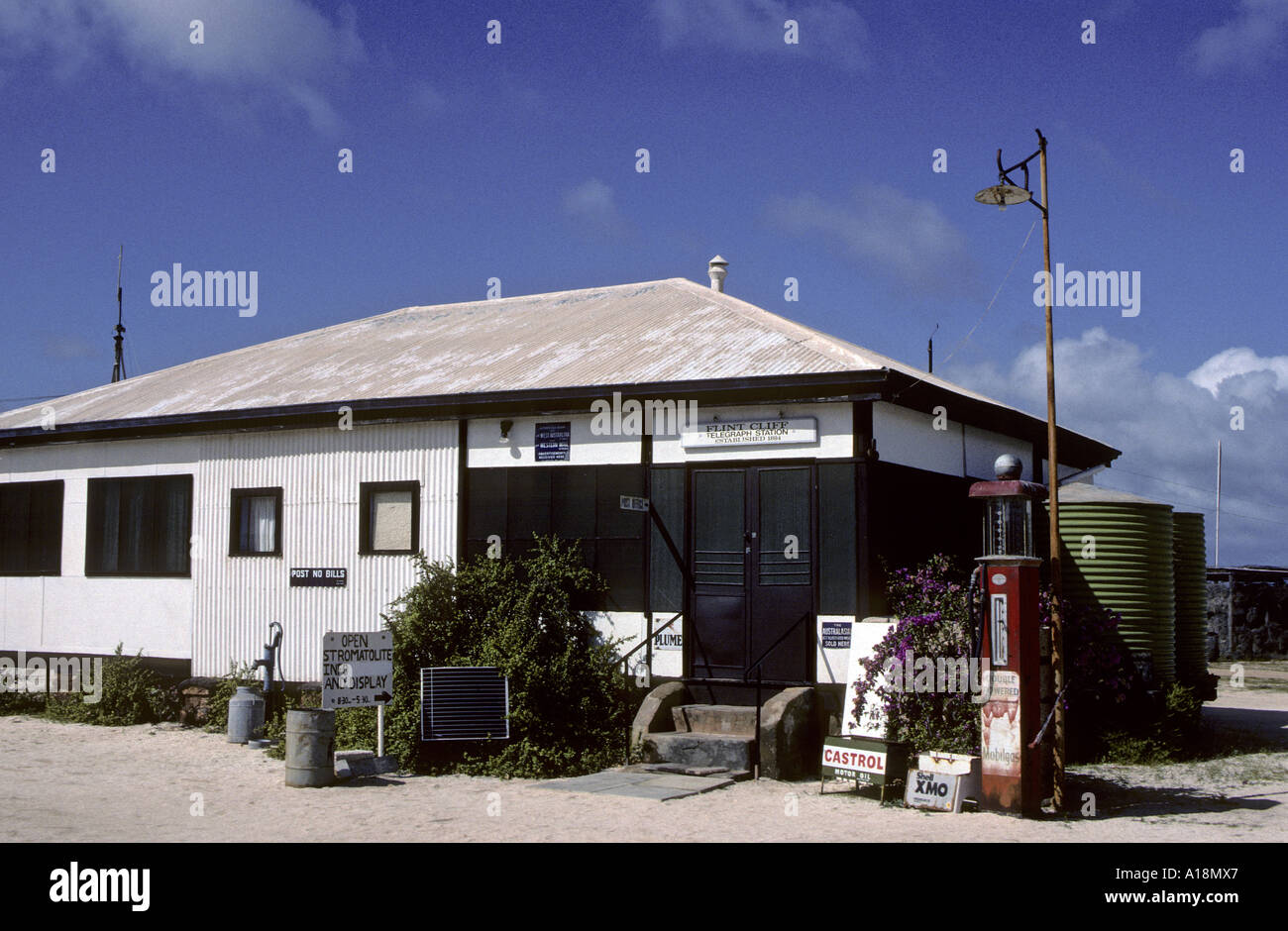 Telegraph Station Hameln Westaustralien Stockfoto