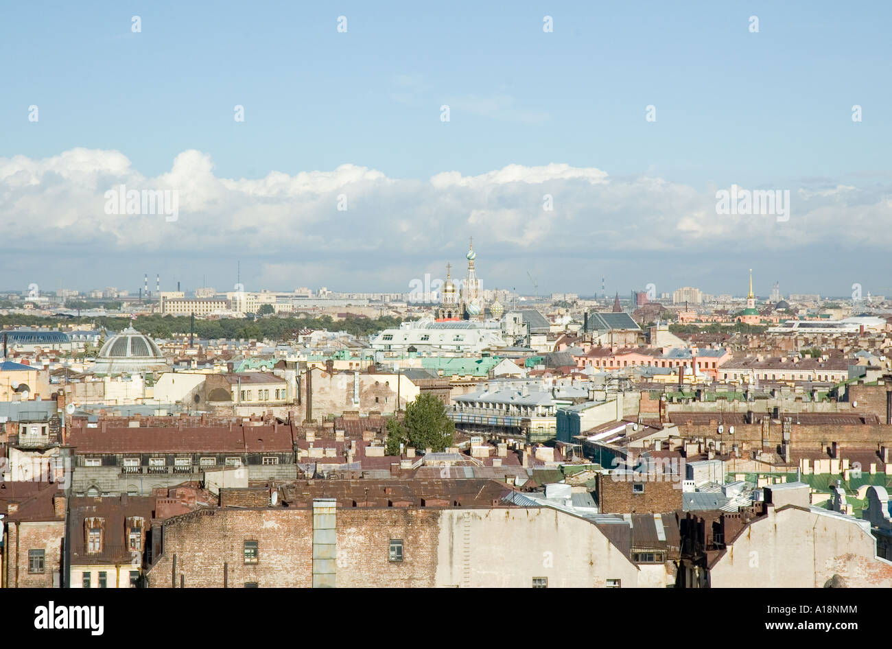 Blick von Sankt Petersburg Russland von St. Isaaks Kathedrale Stockfoto