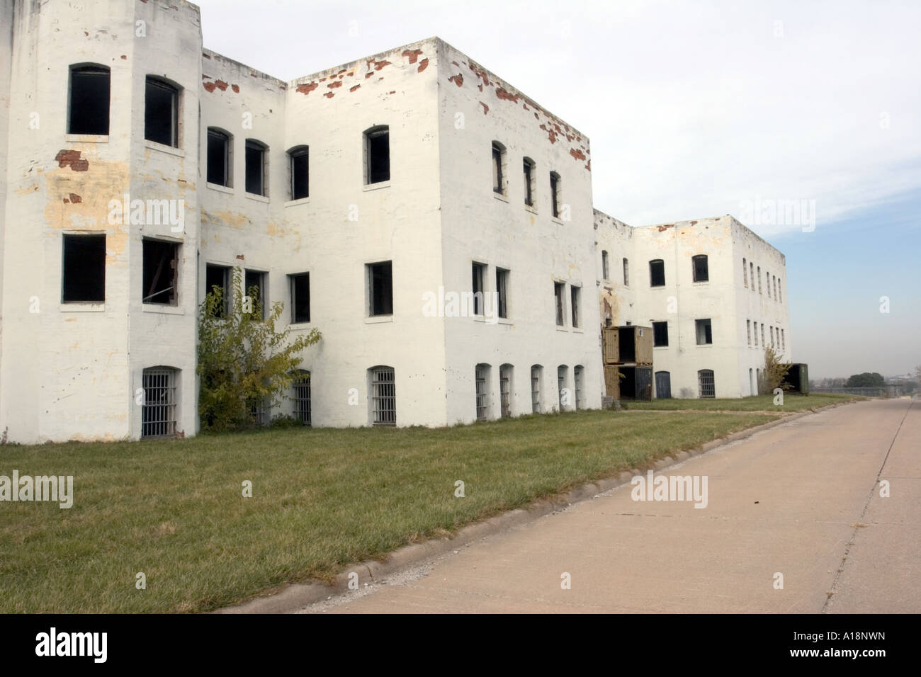 Alten Gefängnisgebäude war ursprünglich eine Militär Kaserne Nebraska Department of Correctional Services Nebraska USA Stockfoto