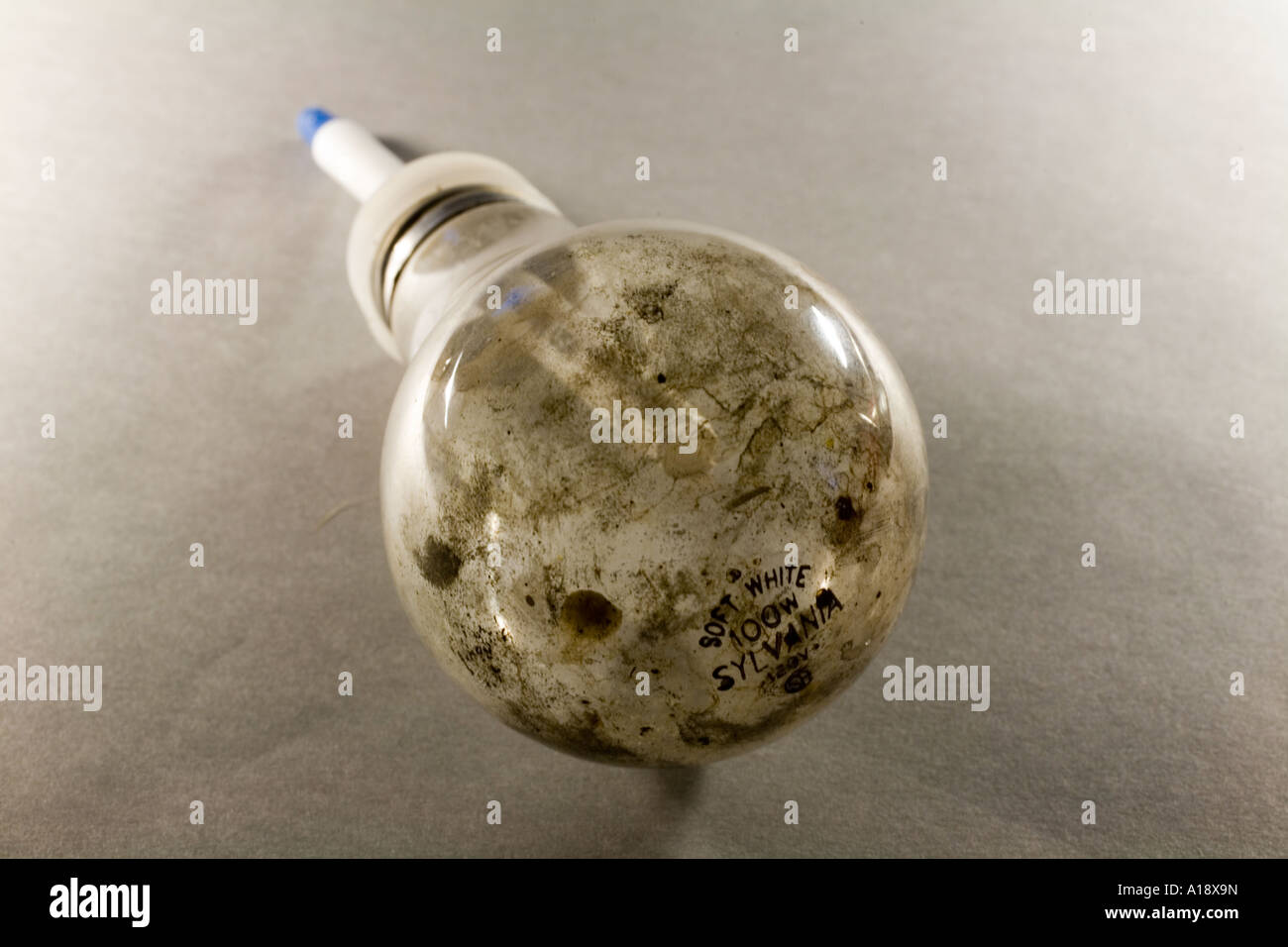 Glühbirne verwendet, um Meth-Amphetamin zu rauchen. Stockfoto