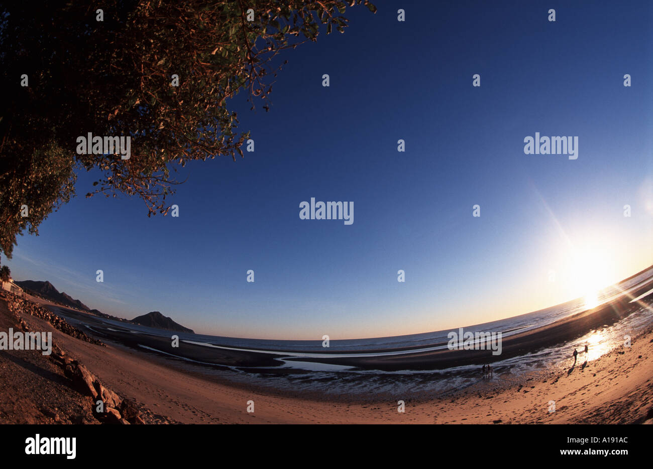 Der Strand von San Felipe Baja California Mexiko im frühen Morgenlicht Stockfoto