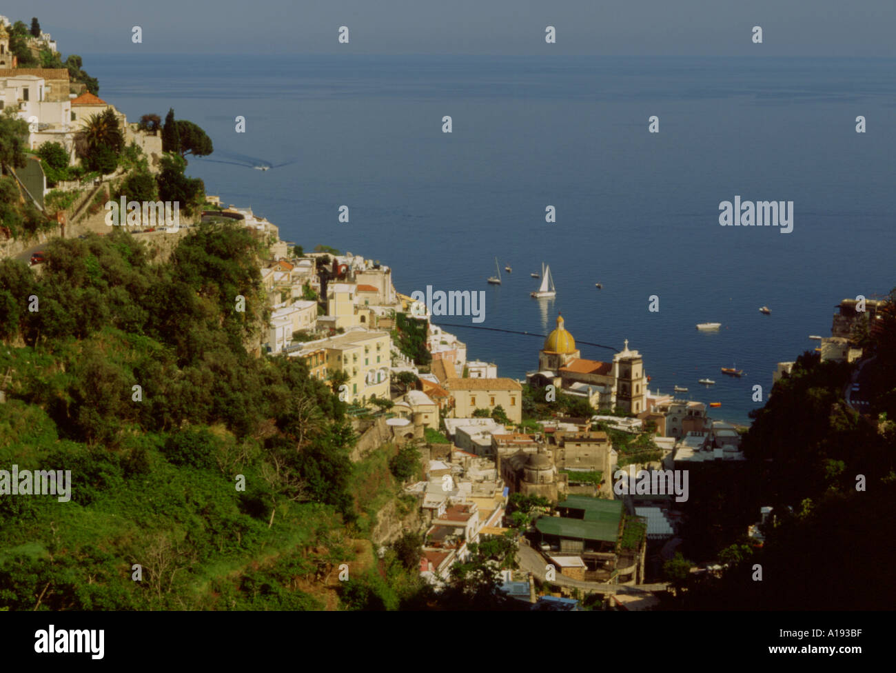 Italien-Campania-Positano Stockfoto