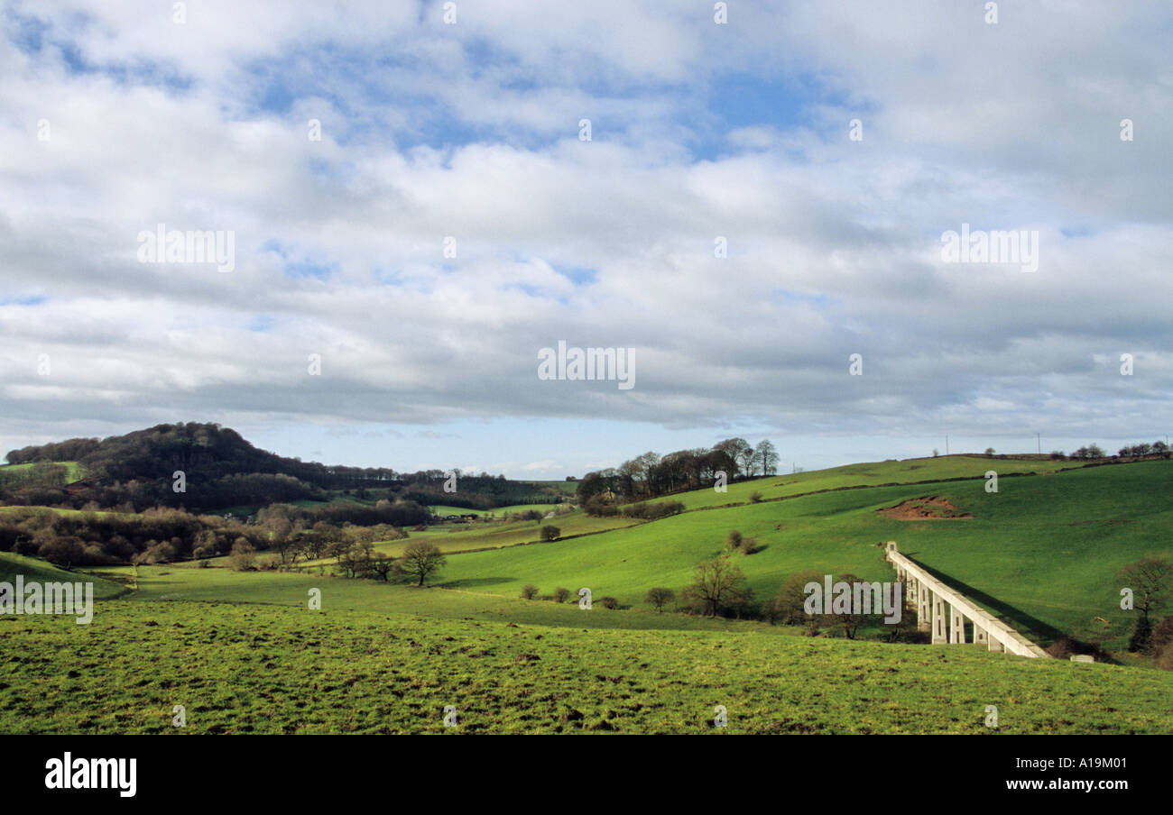 Felder in der Nähe von Pleasington in der Ribble Valley Lancashire Stockfoto