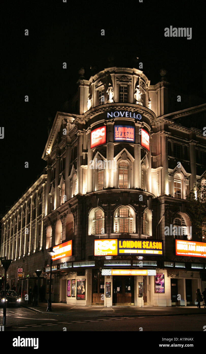 Novello Theatre in London England Stockfoto