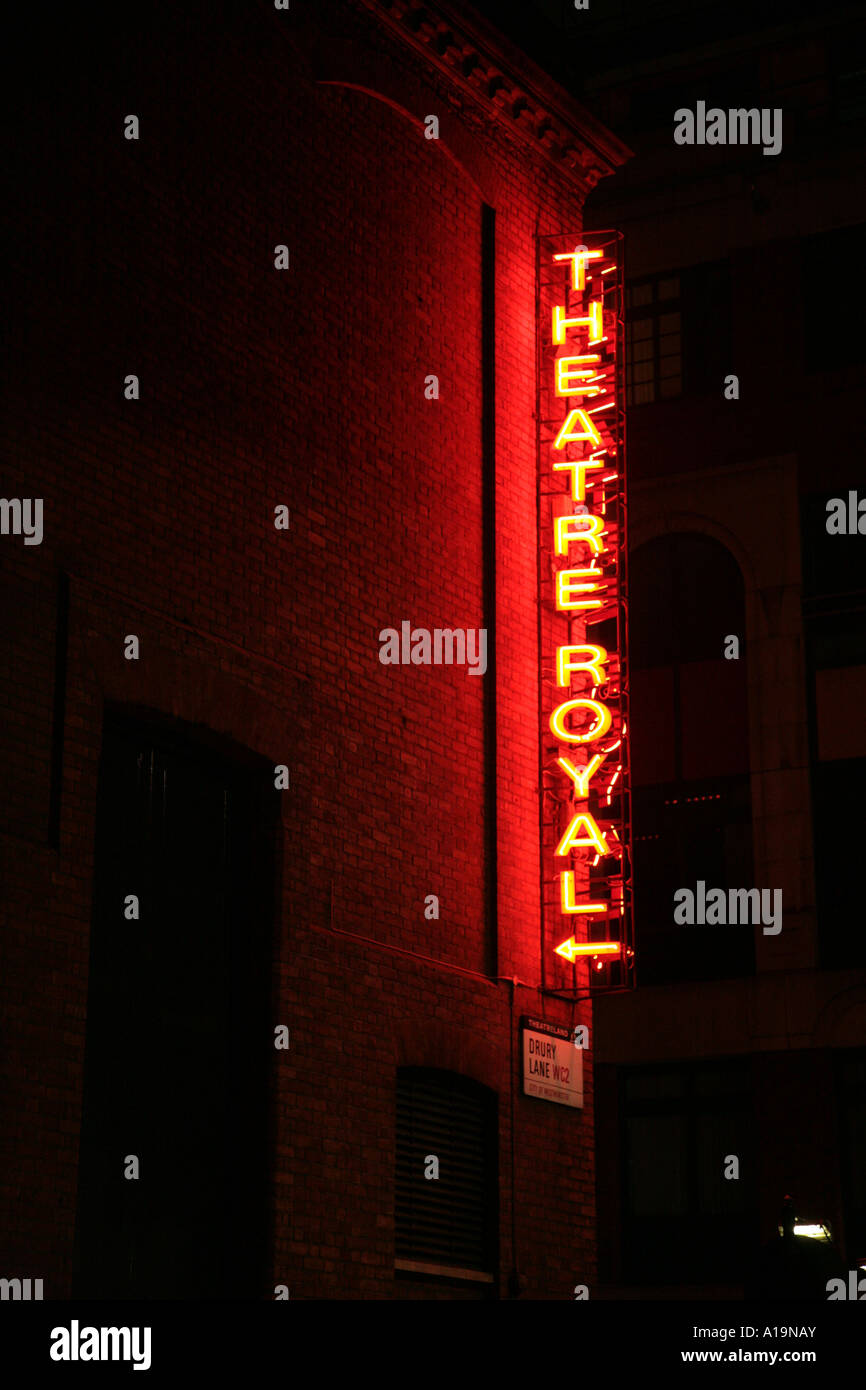 Theatre Royal Drury Lane in London England Stockfoto