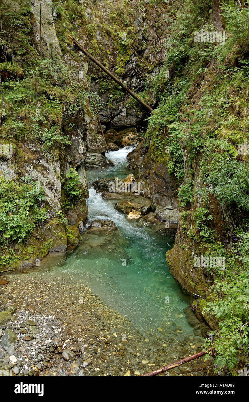 Ratsching Ratschingserbach Gilfen Canyon in das Ratschingstal Val di Racines in der Nähe von Sterzing Sterzing südlichen Tirol Südtirol Italien Stockfoto