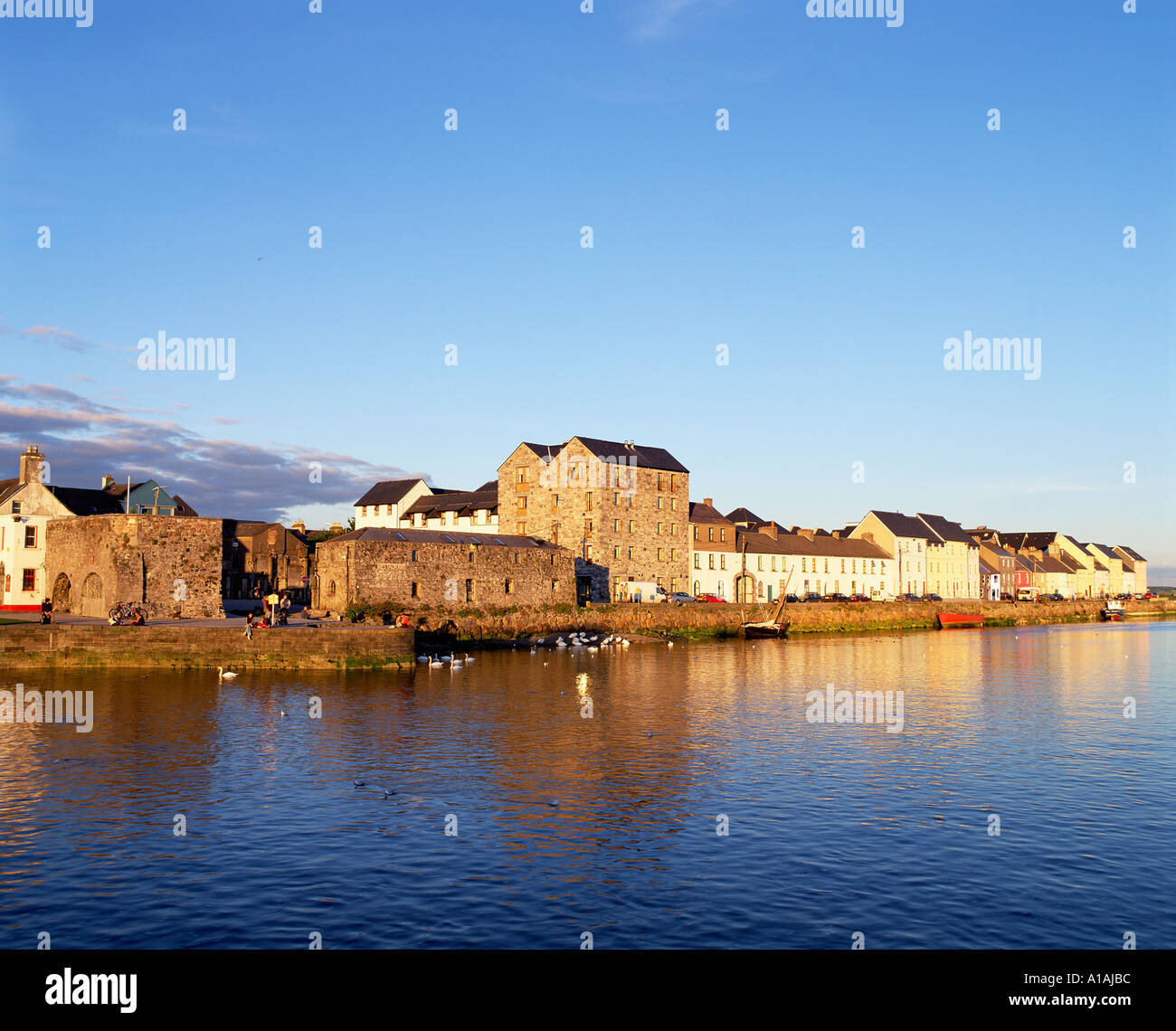 Spanish Arch alten Hafen, Galway, Irland Stockfoto