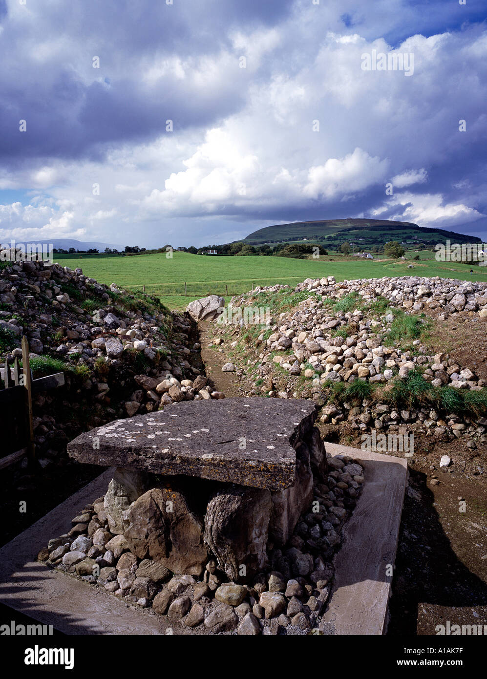 Carrowmore Megalithic Cemetery Co Sligo, Irland Stockfoto