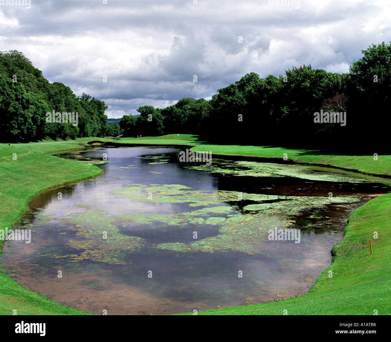 Mount Juliet Golf Club Co Kilkenny 3. Loch, Irland Stockfoto